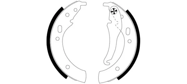 Jeu de mâchoires de frein TEXTAR 91006300