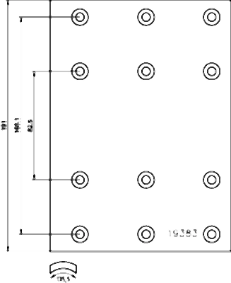 Garniture de frein, frein à tambour TEXTAR 19383