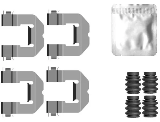 Kit d'accessoires, plaquette de frein a disque