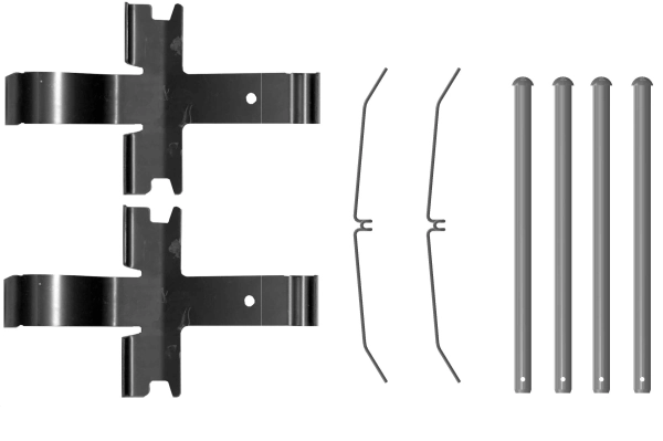 Kit d'accessoires, plaquette de frein a disque
