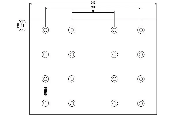 Garniture de frein, frein à tambour TEXTAR 19069