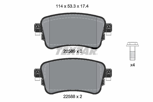 Brake Pad Set, disc brake