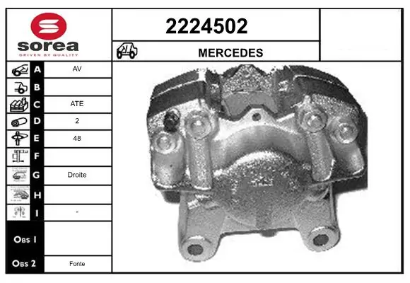 Étrier de frein EAI 2224502