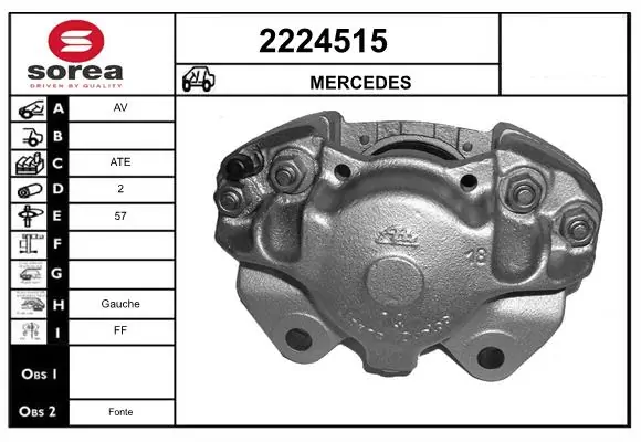 Étrier de frein EAI 2224515
