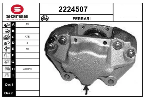 Étrier de frein EAI 2224507