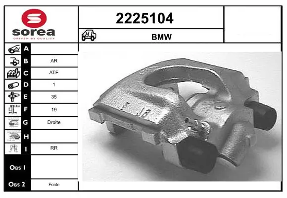 Étrier de frein EAI 2225104