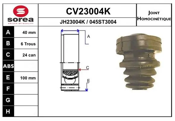 Joint Kit, drive shaft