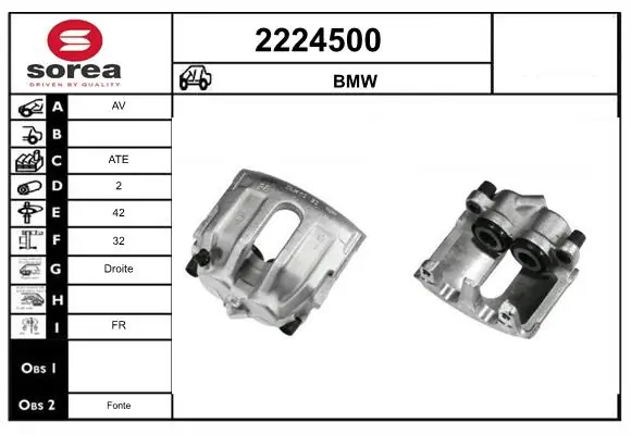 Étrier de frein EAI 2224500