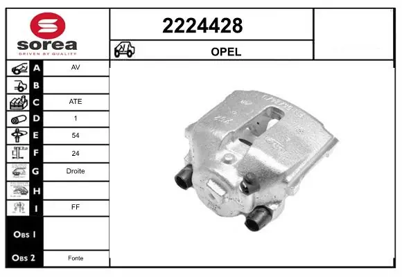 Étrier de frein EAI 2224428