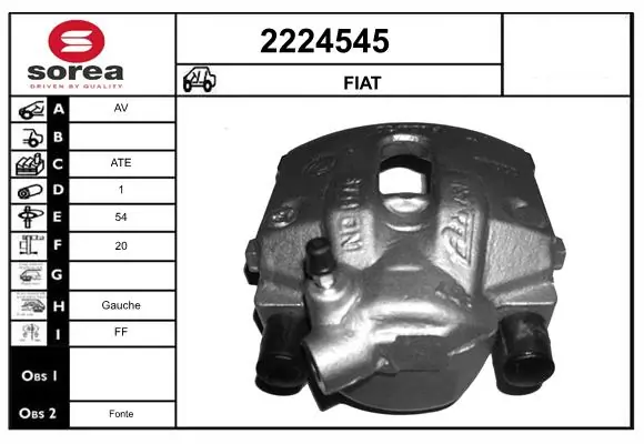 Étrier de frein EAI 2224545