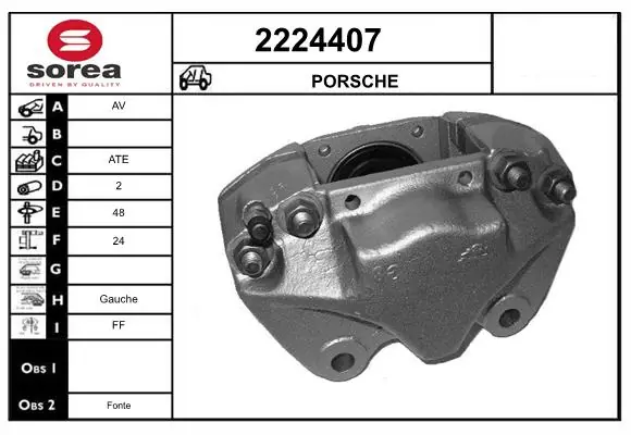 Étrier de frein EAI 2224407