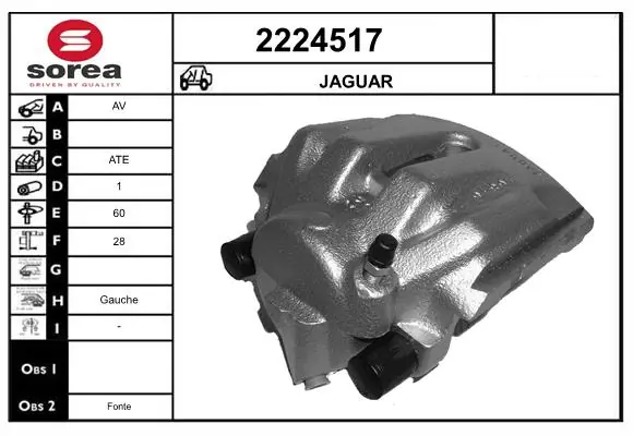 Étrier de frein EAI 2224517