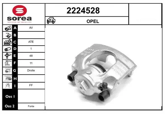 Étrier de frein EAI 2224528