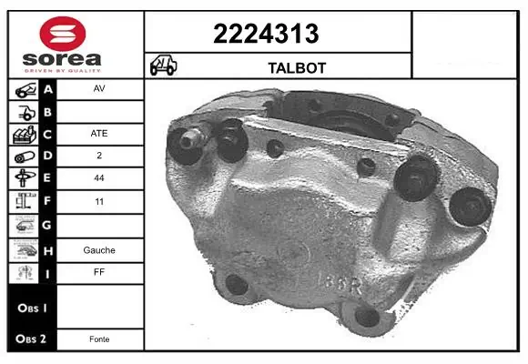 Étrier de frein EAI 2224313