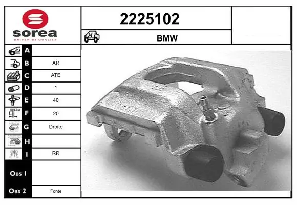 Étrier de frein EAI 2225102