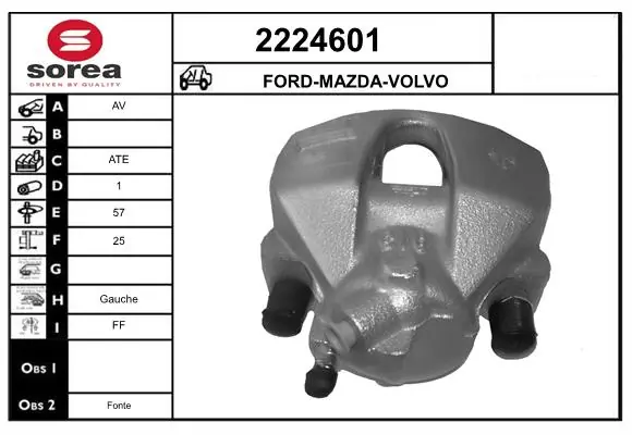 Étrier de frein EAI 2224601