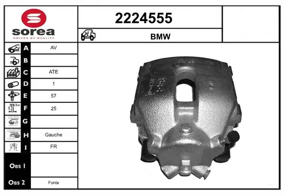 Étrier de frein EAI 2224555
