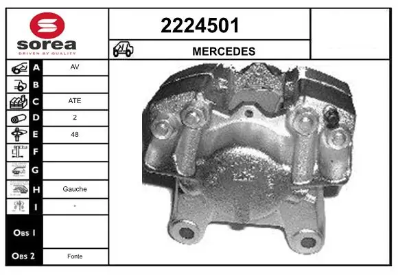 Étrier de frein EAI 2224501