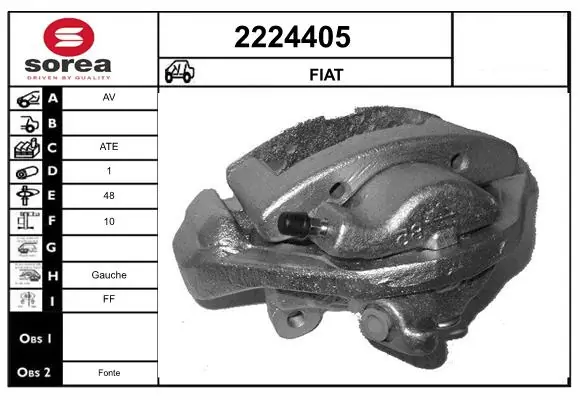 Étrier de frein EAI 2224405