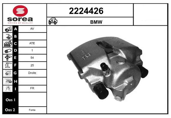 Étrier de frein EAI 2224426