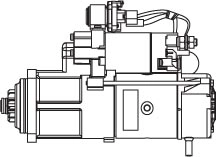 Démarreur BOM-Prestolite M105R3007SE