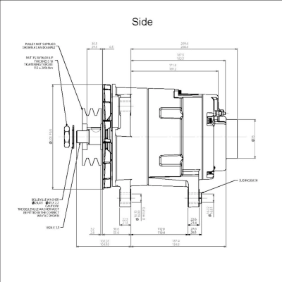 Alternateur BOM-Prestolite 1277A820