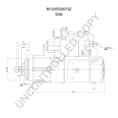 Démarreur BOM-Prestolite M105R3007SE