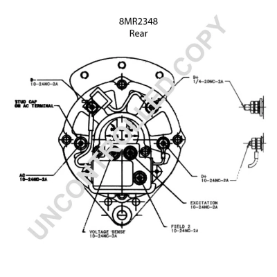 Alternateur BOM-Prestolite 8MR2348