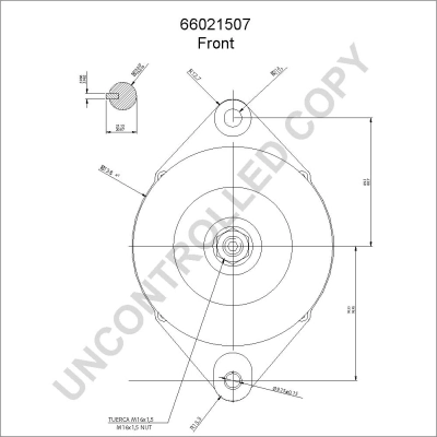Alternateur BOM-Prestolite 66021507