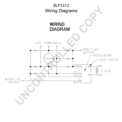 Alternateur BOM-Prestolite BLP3312