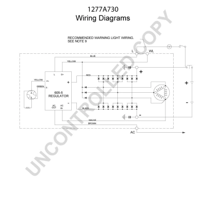 Alternateur BOM-Prestolite 1277A730