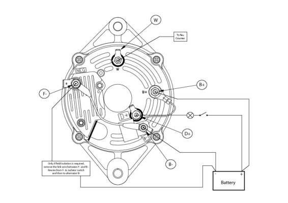 Alternateur BOM-Prestolite 66021507