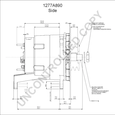 Alternateur BOM-Prestolite 1277A890