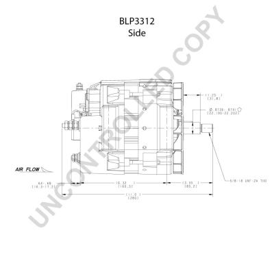 Alternateur BOM-Prestolite BLP3312