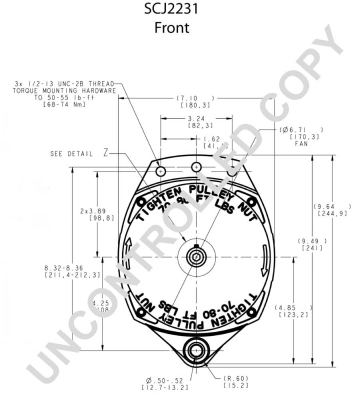 Alternateur BOM-Prestolite SCJ2231
