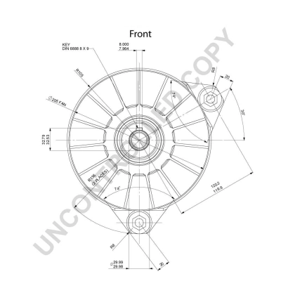 Alternateur BOM-Prestolite 1277A840