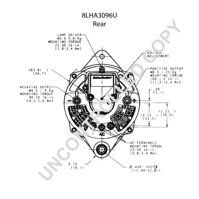 Alternateur BOM-Prestolite 8LHA3096U