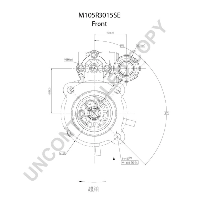 Démarreur BOM-Prestolite M105R3015SE