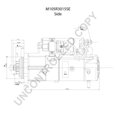 Démarreur BOM-Prestolite M105R3015SE