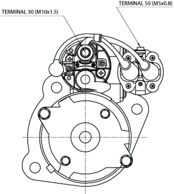 Démarreur BOM-Prestolite M93R3007SE