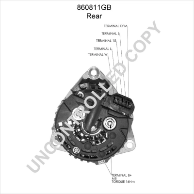 Alternateur BOM-Prestolite 860811GB