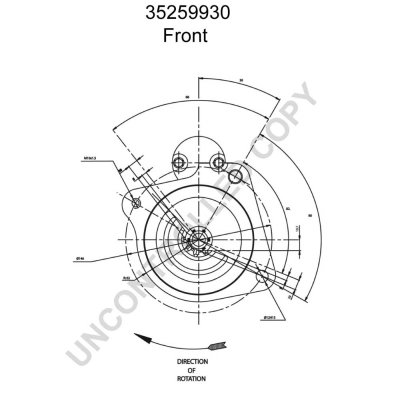 Démarreur BOM-Prestolite 35259930