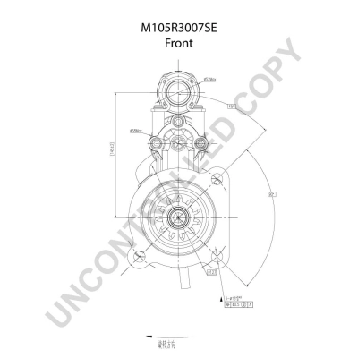 Démarreur BOM-Prestolite M105R3007SE