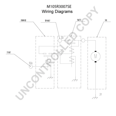 Démarreur BOM-Prestolite M105R3007SE