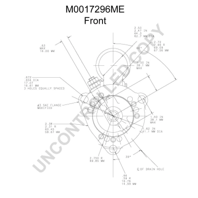 Démarreur BOM-Prestolite M0017296ME