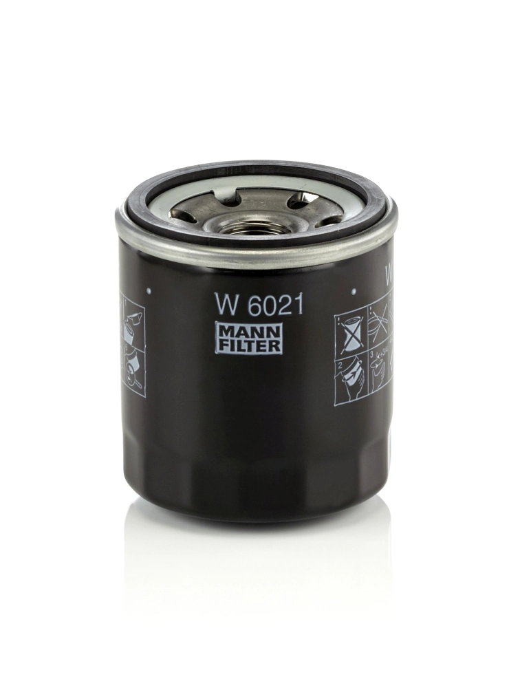 MANN-FILTER W6021 — Фільтр оливний CHEVROLET AVEO 1.2 08-, RAVON 1.5 15- (вир-во MANN)
