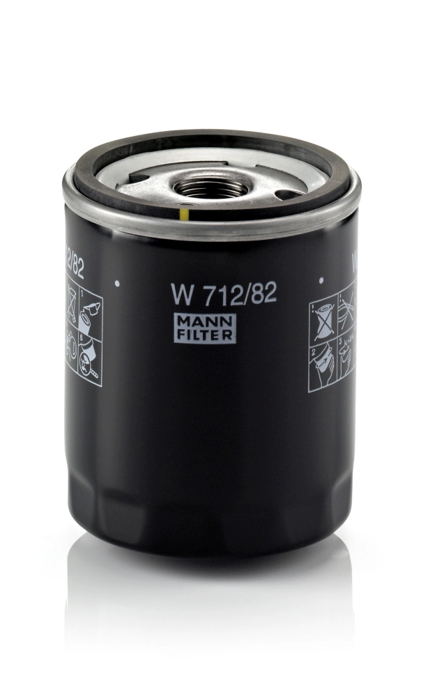 MANN-FILTER W712/82 — Фільтр оливний двигуна (вир-во MANN)