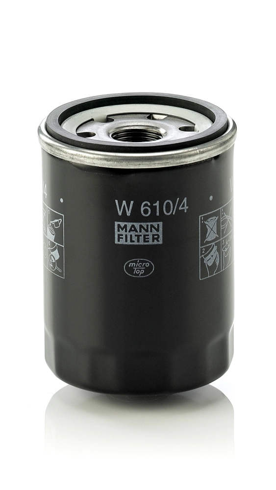 MANN-FILTER W610/4 — Фільтр оливний двигуна NISSAN PRIMERA I-96, MICRA II, III 92-10 (вир-во MANN)