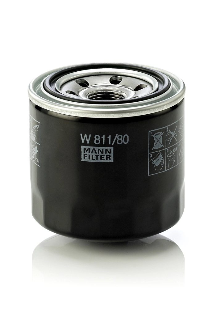 MANN-FILTER W811/80 — Фільтр масляний