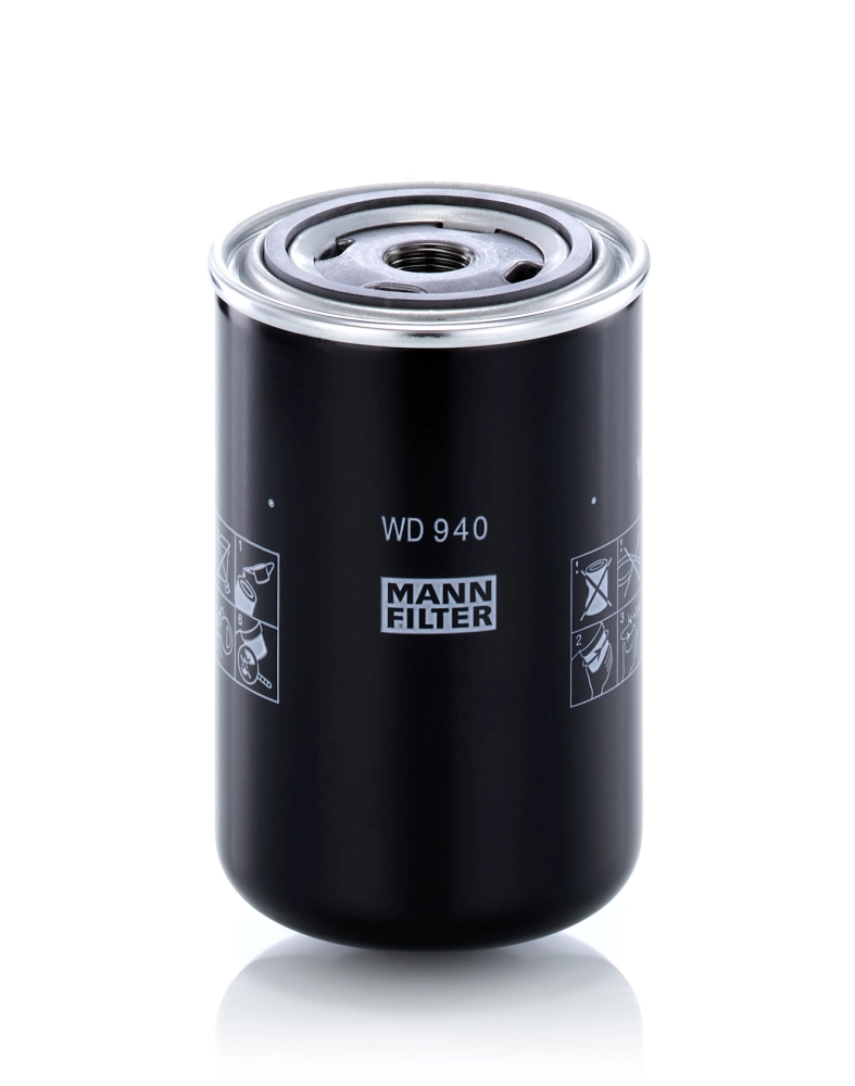 Filtre à huile MANN-FILTER WD 940